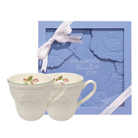 WEDGWOOD马克杯350ml*2玫瑰花盒58951001471