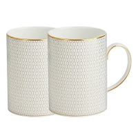 WEDGWOOD马克杯300ml*2金色几何1055613*2