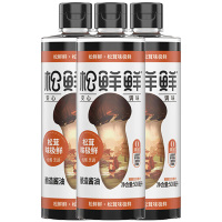 松鲜鲜味极鲜0添加特级酿造代替生抽调味松茸味极鲜500ml*3瓶