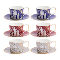 WEDGWOOD杯碟礼盒210ml*2文艺复兴(颜色随机)