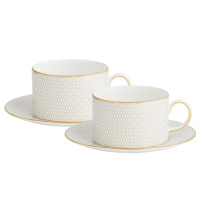 WEDGWOOD杯碟礼盒220ml*2几何40007548*2