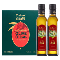 克莉娜粮油礼盒特级初榨物理冷榨进口凉拌小瓶装250ml*2瓶