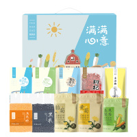 姚朵朵食品礼盒黄菊胎菊玉米糁黑米玉米须茶黄冰糖满满心意1943g