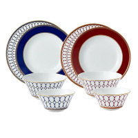 WEDGWOOD餐具套组8头金粉年华两人食5C102108PCSR