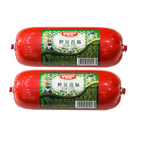 雨润香肠原味即食大香肠炒菜肠火腿肠休闲零食小吃370g*5根