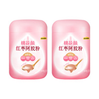五谷磨房桃花颜红枣阿胶粉即食速食冲泡早餐代餐粉546g*2罐