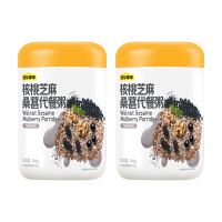 五谷磨房核桃芝麻桑葚粥黑芝麻糊即食速食早餐代餐粉546g*2罐