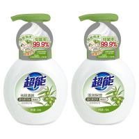 超能洗手液泡沫抑菌清洁健康护手家用258ml(味道随机)