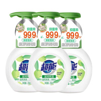超能洗手液泡沫抑菌消毒易冲洗258ml*3瓶(味道随机)