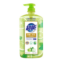 超能洗洁精果蔬奶瓶安心洗离子去油(柠檬护手)1.5kg