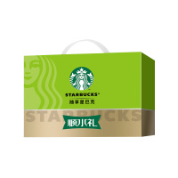 星巴克食品礼盒生咖粉乌龙茶拿铁流心月饼组合顺水礼盒4160ml