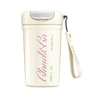 杯具熊保温杯400ml荧光白都市杯系列TT352-400