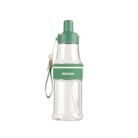 杯具熊塑料杯630ml便携洛城绿激浪双饮系列TT372-630