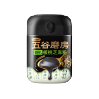 五谷磨房有机核桃芝麻黑豆粉黑芝麻糊五黑粉孕妇代餐粉600g