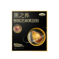 五谷磨房核桃芝麻黑豆粉能量小黑条黑芝麻糊早餐代餐粉320g