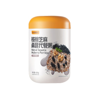 五谷磨房核桃芝麻桑葚粥黑芝麻糊即食速食早餐代餐粉600g