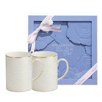WEDGWOOD马克杯300ml*2金色几何玫瑰1055613*2