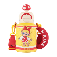 杯具熊保温杯600m带吸管双饮杯子旅行团RT111-600