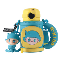 杯具熊保温杯480ml吸管杯大容量圈圈赛车手RT110-480