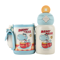 杯具熊保温杯60ml大容量吸管杯不锈钢钱钱蛇RT114-600