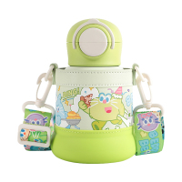 杯具熊保温杯480ml吸管杯不锈钢五星小厨RT113-480