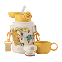 杯具熊保温杯630ml不锈钢便携幻想鹿RT107-630