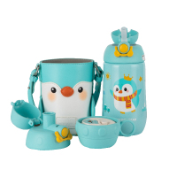 杯具熊保温杯580ml便携摇摇企鹅系列RTYY003-580