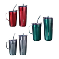 果兹保温杯850ml防滑杯身摩卡星途GZ-B39(颜色随机)