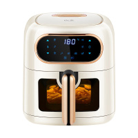 山本空气炸锅4.5L透明可视大窗口全息液晶触控6869TS-VS