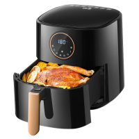 山本空气炸锅5L免翻面底盘安全自锁功能360度热风8016TS