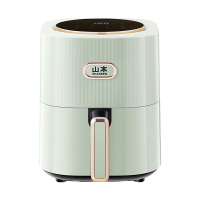 山本空气炸锅4.7L不粘涂层海星底盘可视窗口S-2201TS