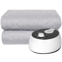 彩虹水暖毯1.8*1.5m双人驱潮保暖除螨磨毛面料恒温C190