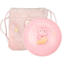 彩虹暖手器10.8*5cm塑壳超温自动断电宝粉色321-XB