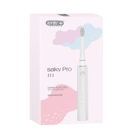 舒客电动牙刷抗菌刷毛充电防水高频振动2分钟计时提醒奶油白H1