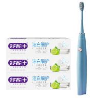舒客洁牙套装电动牙刷*1舒客小苏打牙膏120克*3洁白细护Y1