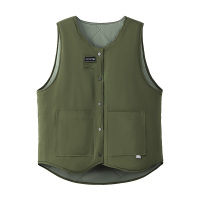 飞乐思发热马甲L码充电衣服电热背心棉衣丛林绿FW-020311