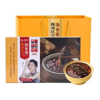 星龙港食品礼盒开盖即食陈皮红豆海参羹冰糖款258g*6碗
