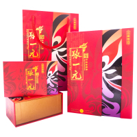 张一元茉莉花茶鲜爽甘醇耐泡回甘一级红脸谱礼盒装100g