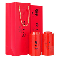 张一元茉莉茶组合茉莉花茶礼盒+茉莉龙毫礼盒装(双罐)200g