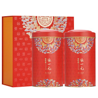 张一元茉莉花茶鲜爽甘醇耐泡香飘四溢云叶香珠五福临门礼盒340g