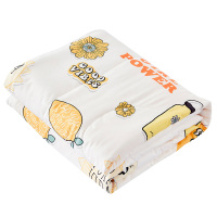 梦洁被子洁净抑菌唤醒自然一被多用水洗抗菌夏被柠夏200*230