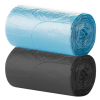 茶花垃圾袋M60背心手提式加厚点断式302001(随机颜色)