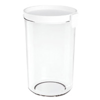 茶花储物罐950ml食品级装茶叶罐储存罐子圆形透明002001