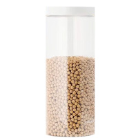 茶花储物罐1800ml堆叠密封塑料大号食品级收纳002003