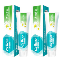 纳爱斯牙膏去除牙渍清新口气三重呵护清凉冰菊香型200g*2支