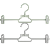 茶花裤架塑料晒裤架衣柜裤夹衣架晒架夹子0702(随机颜色)