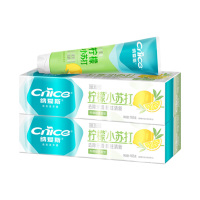 纳爱斯牙膏防蛀固齿益齿洁柠檬绿茶香型165g*2支(包装随机)