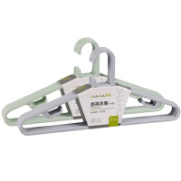 茶花衣架460型吉祥衣架防风稳定柔韧牢固0731(随机颜色)