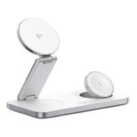W&P无线充电器适用苹果三合一磁吸快充桌面支架底座F8