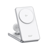 W&P无线充电器3C认证适用苹果三合一磁吸快充移动电源P13